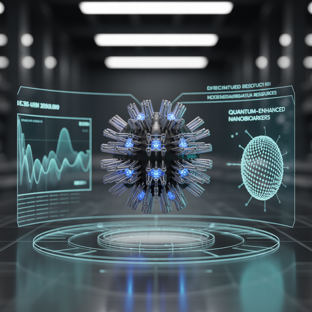 Quantum-Enhanced Nanobiomarkers visualization