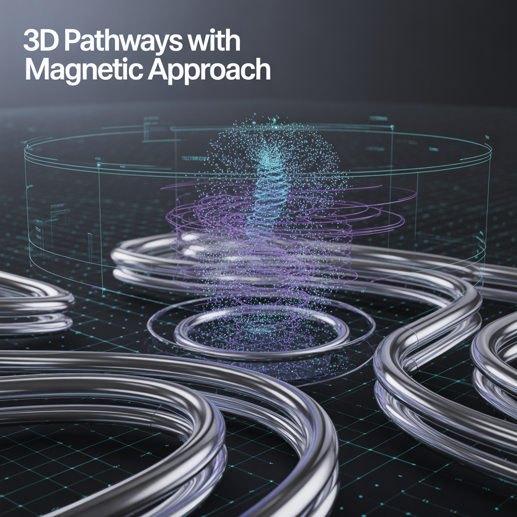 3D Pathways with Magnetic Approach visualization